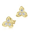 Beautiful CZ Silver Stud Earring STS-5165